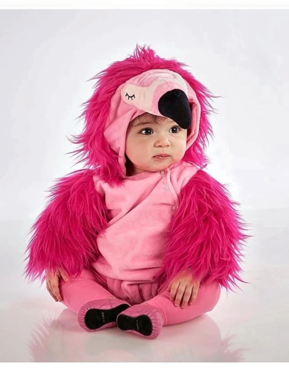 Pottery Barn Kids Baby Flamingo Halloween Costume Pink